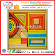 2016 высококачественные детские блоки, популярные игрушки для образовательных блоков, набор деревянных блоков